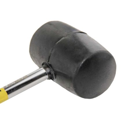 Киянка резиновая чёрная 680г металлическая обрезиненная рукоятка SIGMA (4317491) - 3