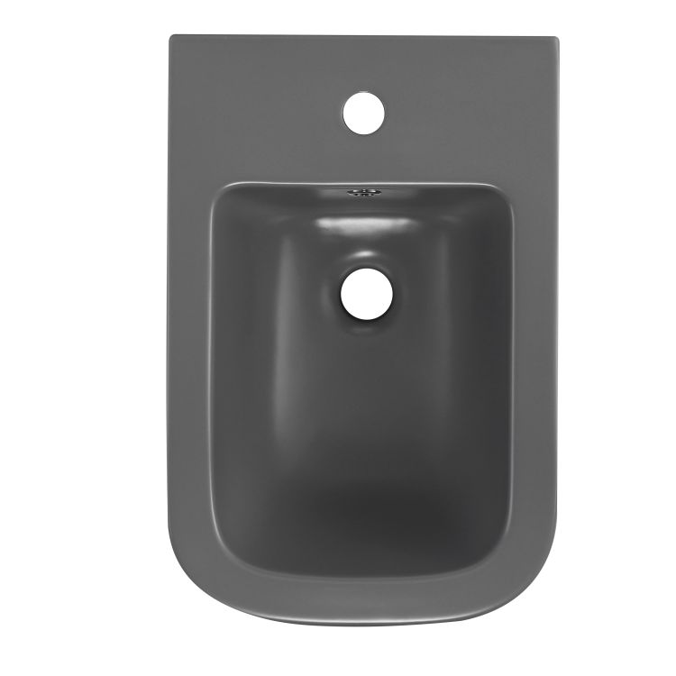 Біде підвісне Qtap Tern 520x350x330 мм, Stone grey QT17551303GSG - 7