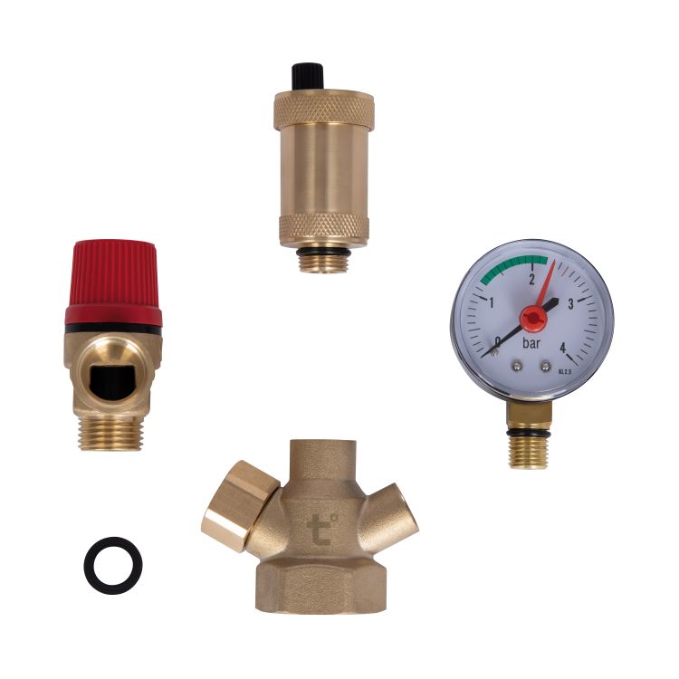 Группа безопасности котла (в сборе)1&amp;quot; эконом SD291 - 5