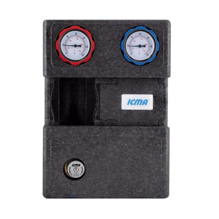 Насосна група Icma №R004 1 1/2&amp;quot;x1&amp;quot; підключення зліва, без насоса 93R004AFS5505SC - 1