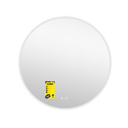 Дзеркало Lidz Astra R800 з LED-підсвічуванням Touch, з антизапотіванням, з димером, рег. яскравості LDASR80049290 - 4