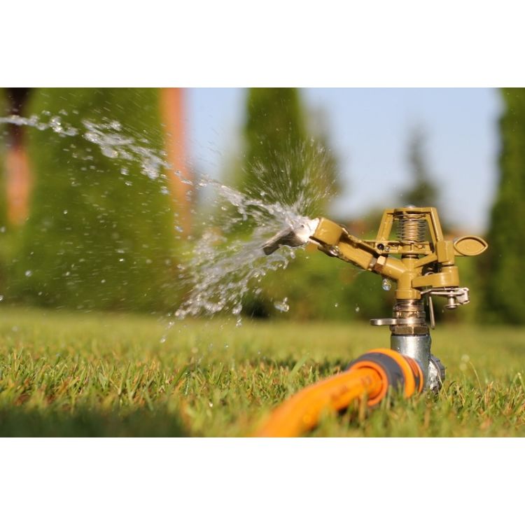 Дощувач Presto-PS зрошувач імпульсний для газону металевий (8105D-BL) - 6