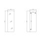 Дзеркало Qtap Gemini 500х1600 підлогове QTGE50160049283 - 2