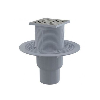 APV201 Трап сливной 105x105/50мм н.п. металл - 1