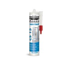 Герметик Ceresit Sanitary силиконовый для ванной и кухни прозрачный 280 мл CS15
