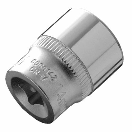 Насадка шестигранная короткая 1/4&amp;quot; 14мм CrV ULTRA (6060142) - 2
