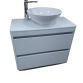 Стільниця 80 Fiji отвір під змішувач з лівої сторони, Fancy Marble - 1