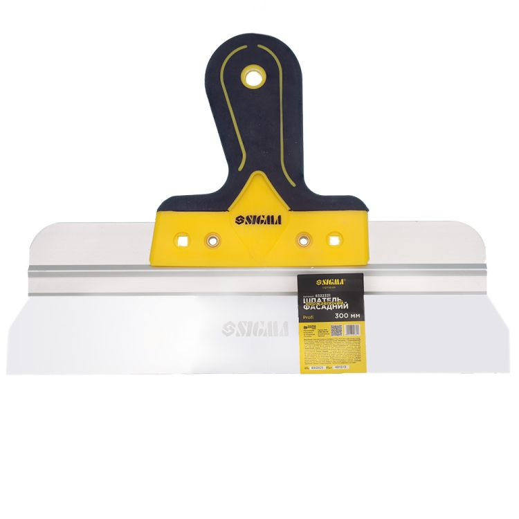Шпатель нержавеющий фасадный Profi 300мм Sigma (8322331) - 4