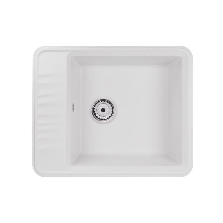 Кухонна мийка Qtap CS 6250 White (QT6250WHI650) - 1