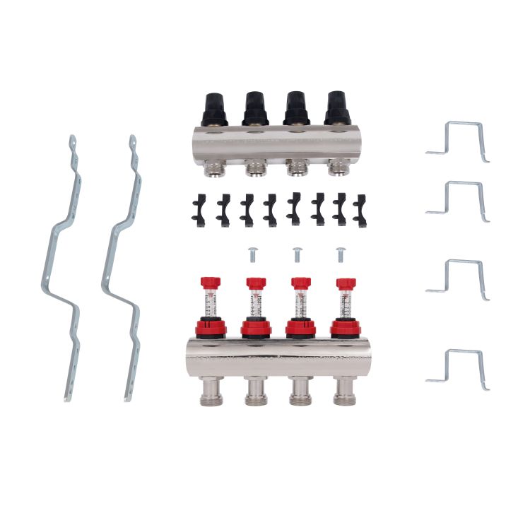 Колектор з витратомірами SD Forte 1&amp;quot; на 4 виходи - 10