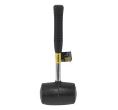 Киянка резиновая чёрная 680г металлическая обрезиненная рукоятка SIGMA (4317491)