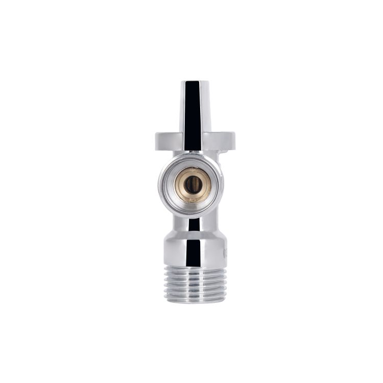 Кран угл. шар. Sandi 1/2&amp;quot; - 1/2&amp;quot; Ф (унитаз) ST80 sanlux SD185W1515 - 3