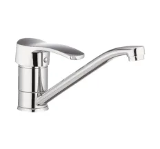 Смеситель д/кухонной мойки Focus 004 (25см) хром HAIBA
