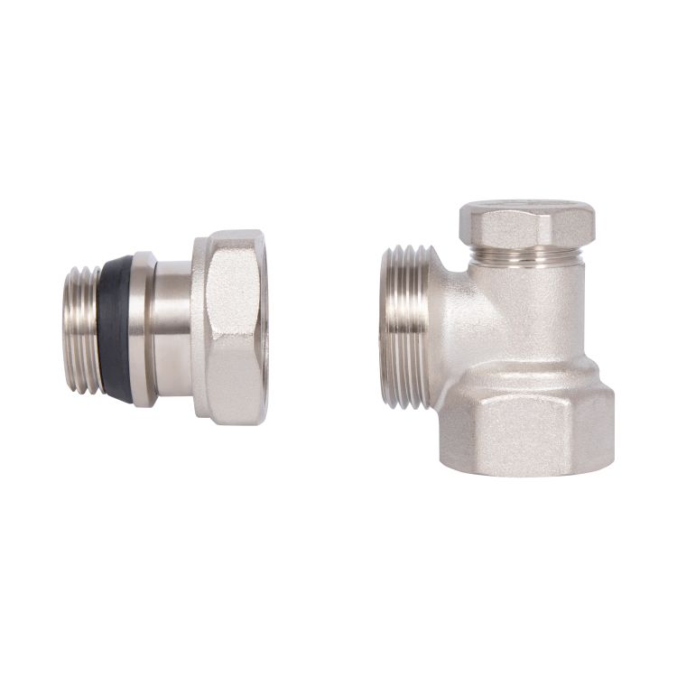 Кран SD Plus 1/2&amp;quot; ВН з антипротечкой для радіатора кутовий - 5