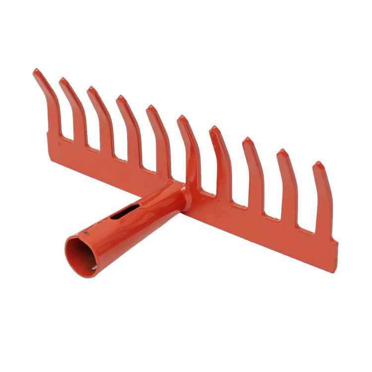 Грабли садовые прямые 10 зубьев 240×83мм сварное крепление GRAD (5051785) - 7