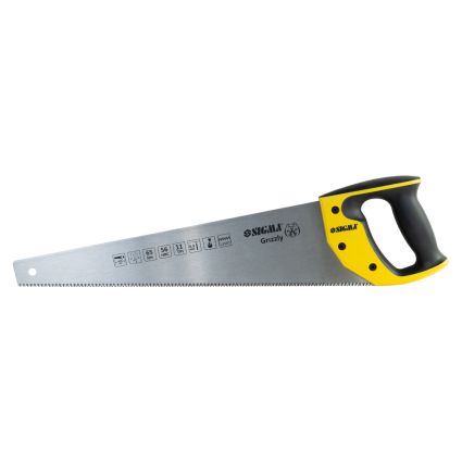 Ножівка по дереву 450мм 11TPI Grizzly Sigma (4400881) - 1
