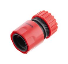 Коннектор д/шланга 3/4х3/4" с аквастоп. Intertool GE-1021