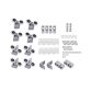 Душевая кабина Lidz Latwa SC90x90.SAT.HIGH.FR, стекло Frost 4 мм без поддона - 7