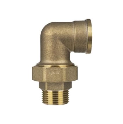 Американка згін 1/2&amp;quot; вз кутова латунь конусна з гум.ущ.арт,98 GEBO - 1