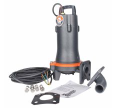 Насос канализационный 380В 2.2кВт Hmax 23м Qmax 400л/мин (с режущим механизмом) LEO 3.0 (7739633)