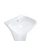 Комплект Qtap Crow: Раковина напольна моноблок 450x435x835 мм White + Донний клапан PU02O - 4