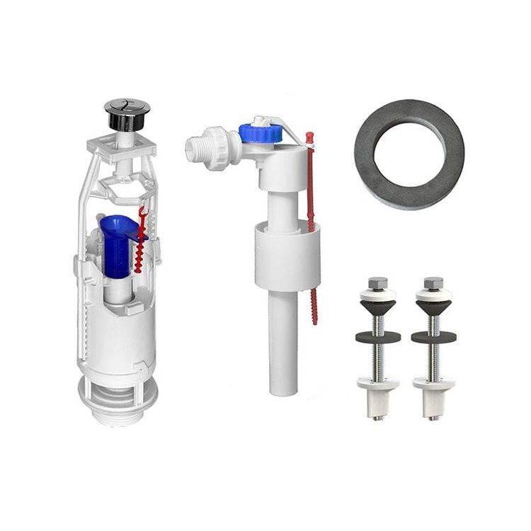 Арматура д\змивних бачків АБк2-01 кнопка (бпв) комп-т (АС2-01+АН-031) - 1