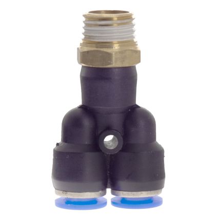 Штуцер цанговий (Y-подібний) Ø6*6*6мм МТ 1/4&amp;quot; Sigma (7027771) - 3