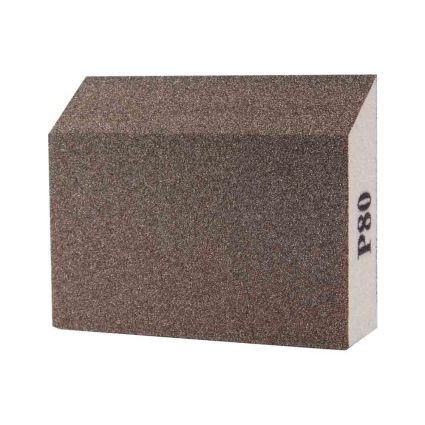 Шліфувальна Губка чотиристороння кутова 110×90×25мм P80 Sigma (9130451) - 2