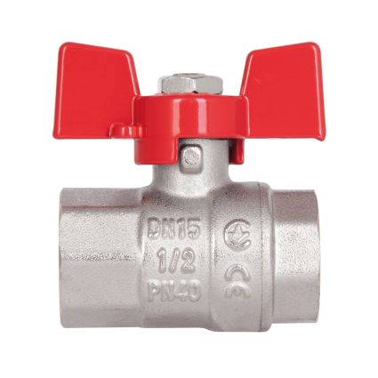 Кран кульовий SD Plus 1/2&amp;quot; ВВ вода PN40 бабочка - 5
