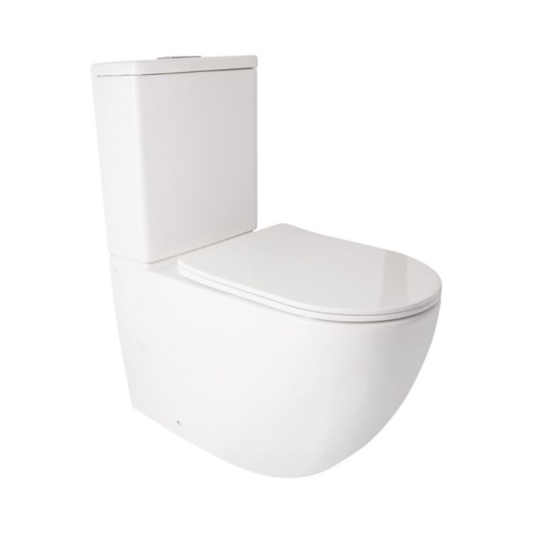 Унітаз-компакт Jay WHI 2176P безобідковий, Q-tap - 1