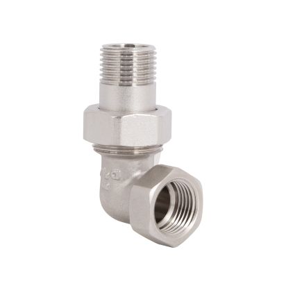 Згін-американка Thermo Alliance Forte 1/2&amp;quot;ВЗ нікельований, кутовий, під плоску прокладку TAFG191W15 - 5