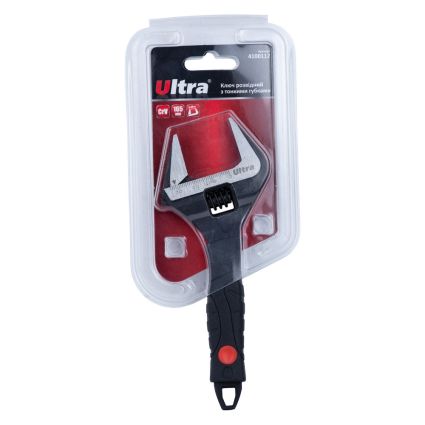 Ключ розвідний з тонкими губами 165мм, 0-34мм CrV Ultra (4100112) - 5