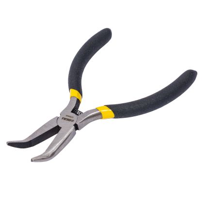 Длинногубцы изогнутые 125мм обрезиненные рукоятки Mini SIGMA (4356311) - 4