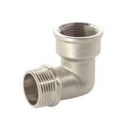 Уголок 1/2&amp;quot;нв (15) никель SANTAN - 1