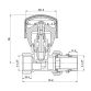Кран советов. прямой ВЕРХ с антипрот.усиленный Forte 230W 1/2 - 2