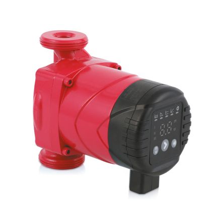 Насос циркуляційний енергозберігаючий 10-45Вт Hmax 6м Qmax 52л/хв Ø1½&amp;quot; 130мм + гайки Ø1&amp;quot; Wetron - 1
