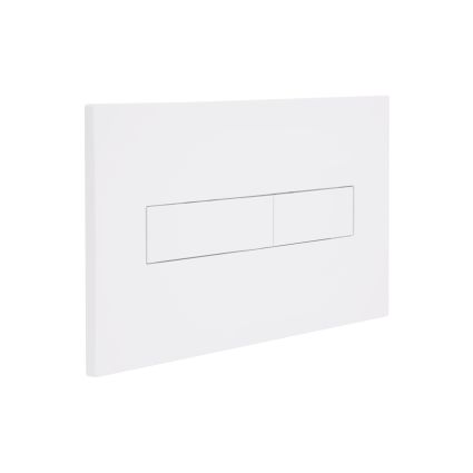Клавіша змиву Qtap Standard 152x236x28 мм, White, лінійна QTSTD164W49471 - 3