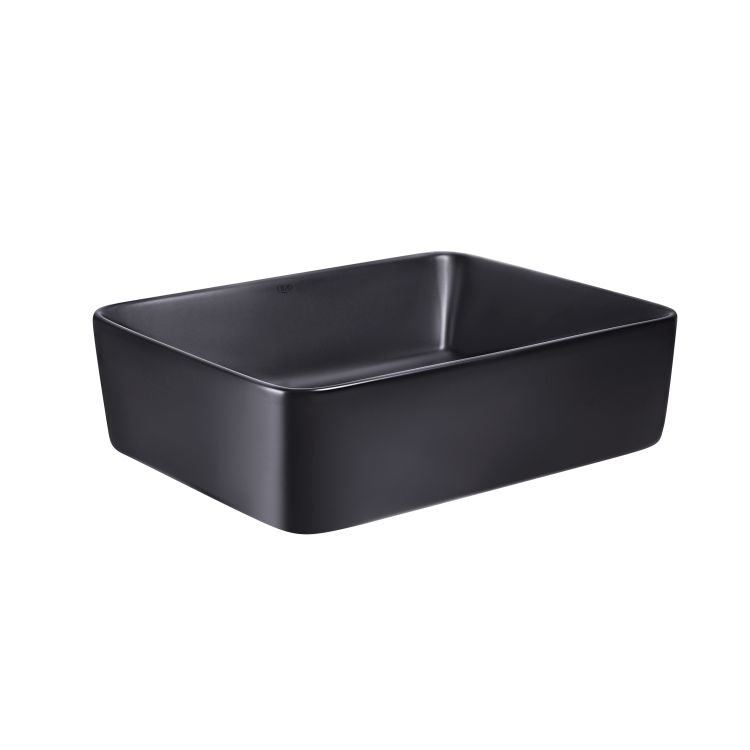 Раковина-чаша Qtap Tern 480х370х135 Matt black QT176069MB - 4