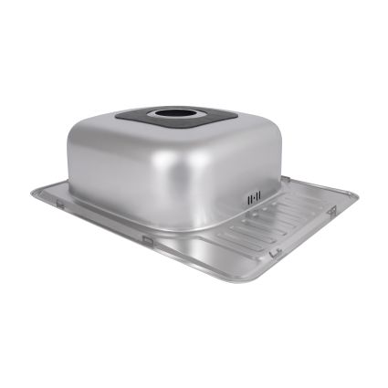 Кухонна мийка Brinex 5848 0,8 мм Satin (BRIN5848SAT08) - 5