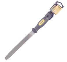 напильник плоский 200мм №2 двухкомпонентная рукоятка