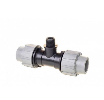 Трійник ПЕТ 25*3/4*25 ЗР COS - 1
