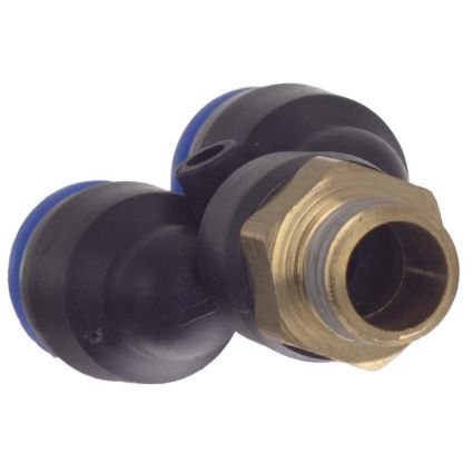 Штуцер цанговый (Y-образный) Ø10*10*10мм МТ 1/4&amp;quot; Sigma (7027851) - 4