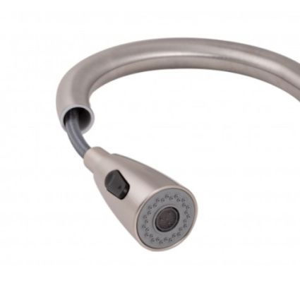 Смеситель д/кухни Aria 015FLT, Nickel (k35) с выдвижной мультифункцион. - 3