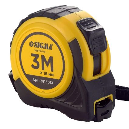 Рулетка shiftlock 3м*16мм Sigma (3815031) - 2