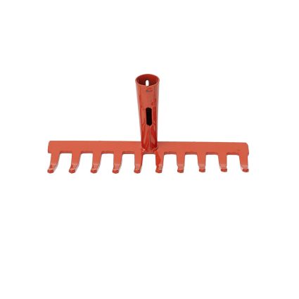 Грабли садовые прямые 10 зубьев 240×83мм сварное крепление GRAD (5051785) - 4