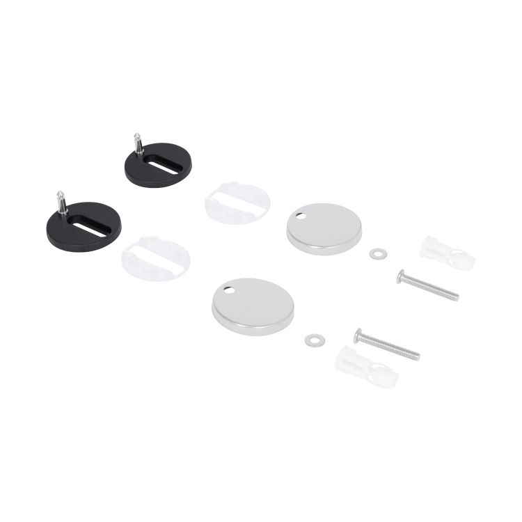 Сидіння для унітазу Qtap (Evia, Arvin, Leo 630) 410x330x22 мм, White, з мікроліфтом, Slim Duroplast, Quick Release QTSC179W49264 - 4