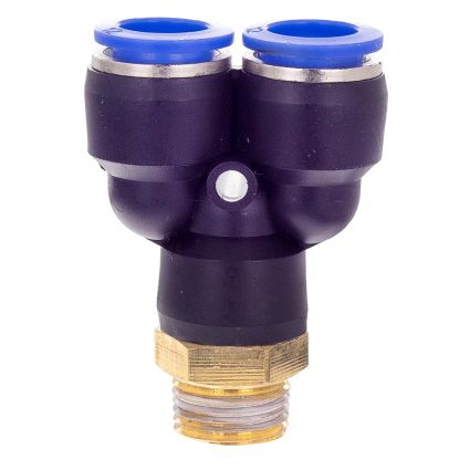 Штуцер цанговий (Y-подібний) Ø12*12*12мм МТ 3/8&amp;quot; Sigma (7027901) - 2