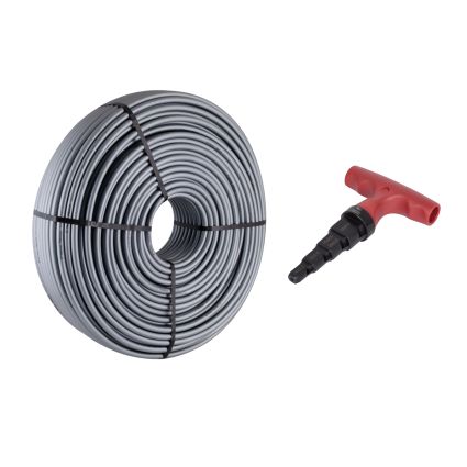 Акційний набір Thermo Alliance: Труба для підлоги PEX-a EVOH 16x2.0 мм (240 м) TAS00316240 + Калібратор для м/п труб d16-32 STD-405 - 1