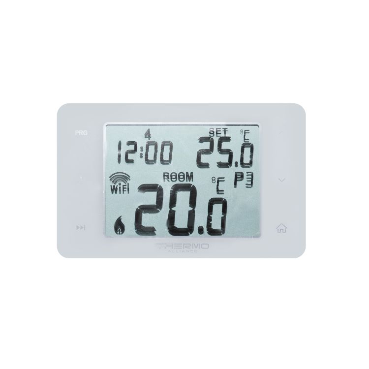 Тижневий програмований термостат Thermo Alliance ТА-2701WiFi сенсорний з WiFi - 3