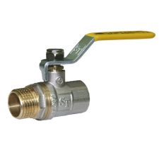 Кран кульовий газовий SANTAN 1/2" Standard ручка зовнішня/внутрішня